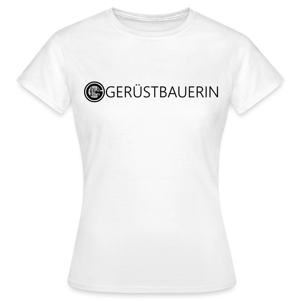 Frauen T-Shirt "Gerüstbauerin" - Weiß