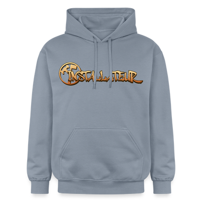 Gildan Unisex Softstyle® "Installateur" Blau Gildan Unisex Softstyle® Midweight Hoodie
