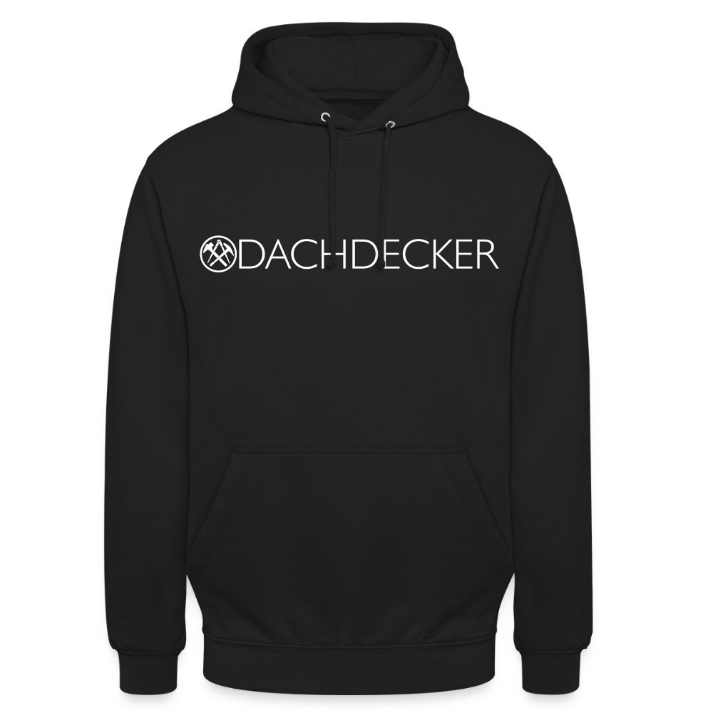 Unisex Hoodie "Dachdecker" Schwarz Unisex Hoodie