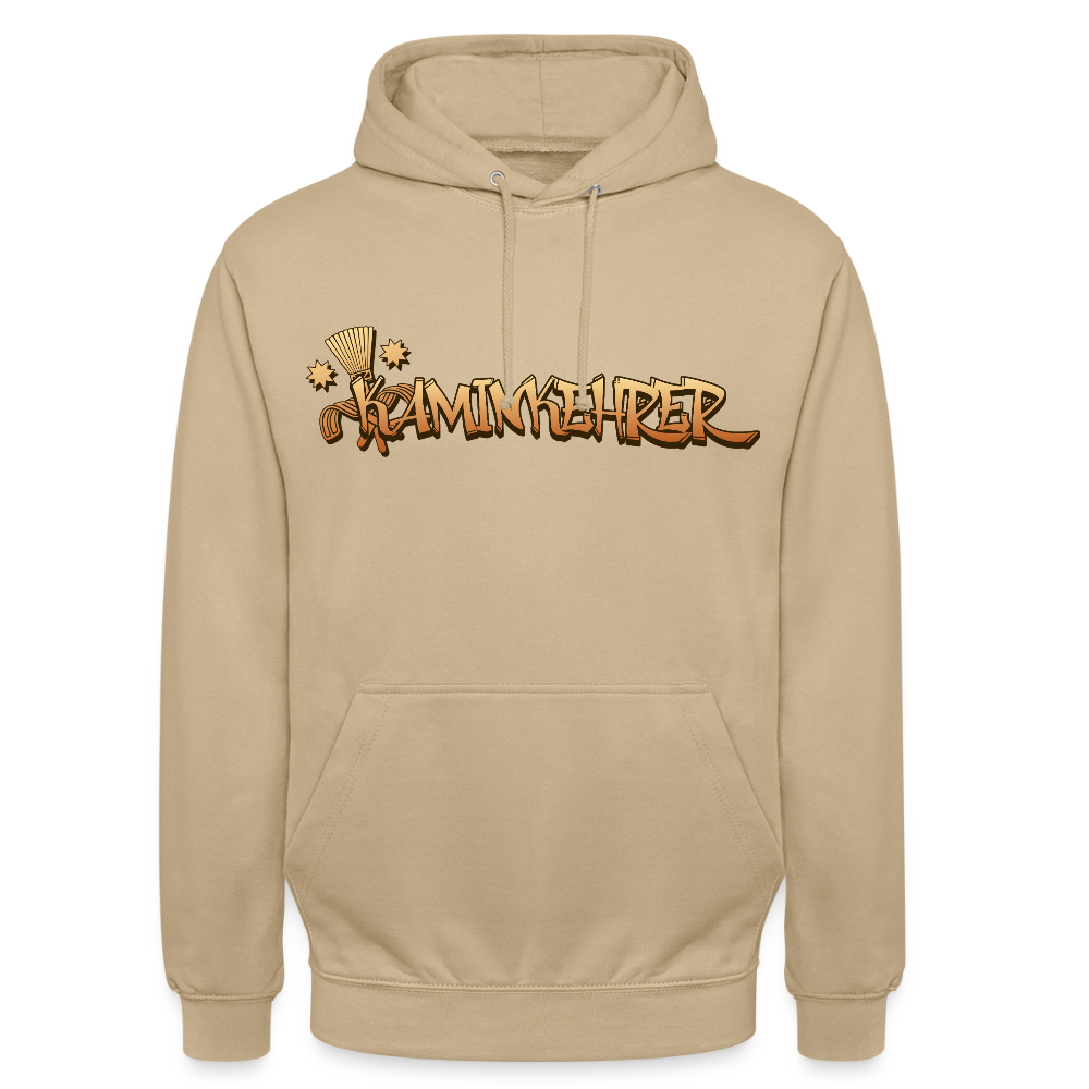 Unisex Hoodie "Kaminkehrer" Beige Unisex Hoodie