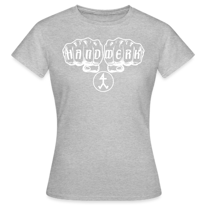 Frauen T-Shirt "Steinmetz" Grau meliert Frauen T-Shirt