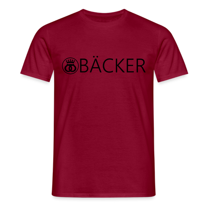 Unisex T-Shirt "Bäcker" Ziegelrot Männer T-Shirt