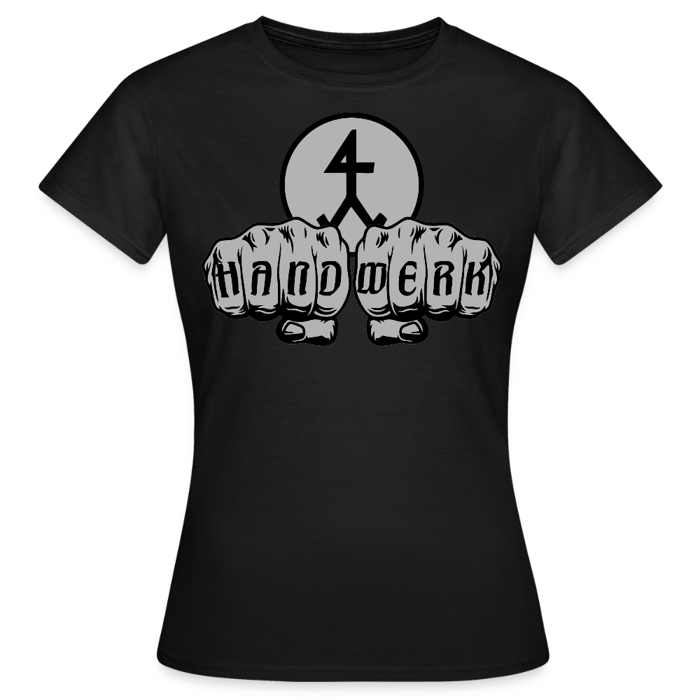 Frauen T-Shirt "Steinmetz" Schwarz Frauen T-Shirt