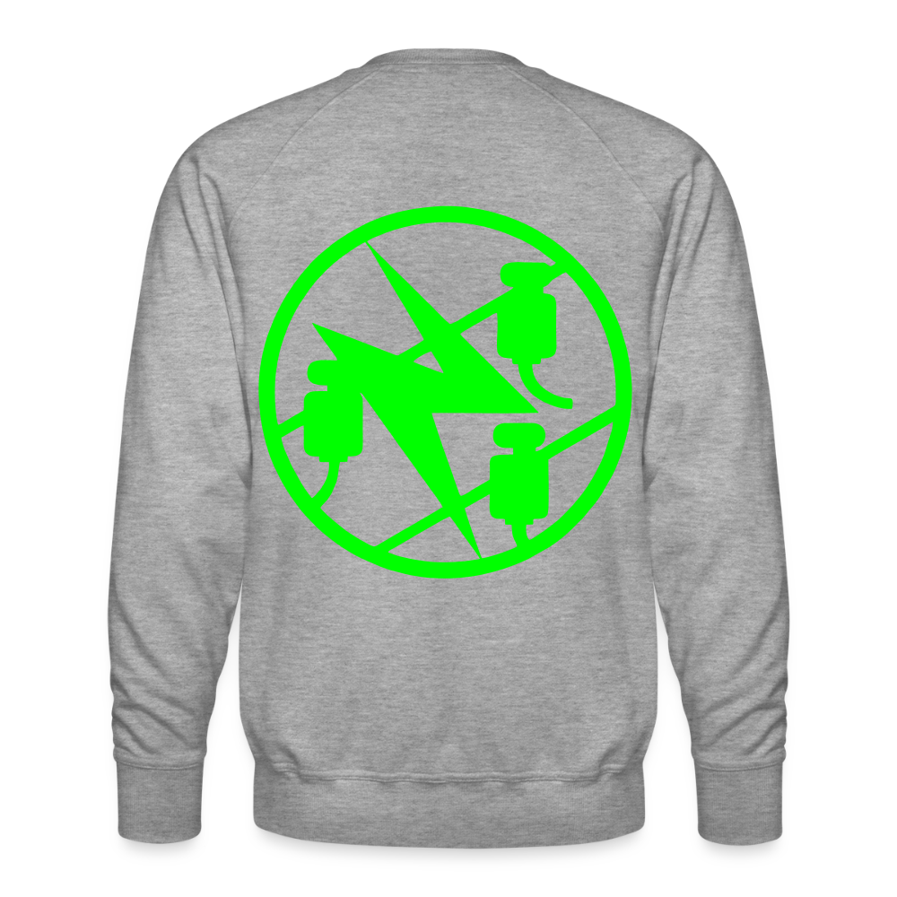Unisex Premium Pullover "Elektriker" neongrün Männer Premium Pullover