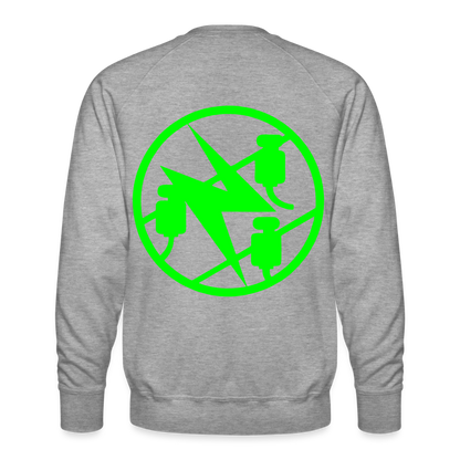 Unisex Premium Pullover "Elektriker" neongrün Männer Premium Pullover