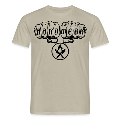 Unisex T-Shirt "Heizungsbauer" Sandbeige Männer T-Shirt