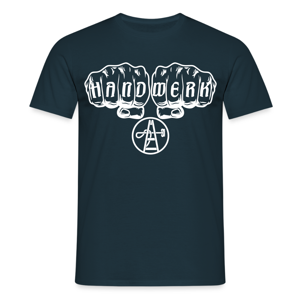 Unisex T-Shirt "Gebäudereiniger" Navy Männer T-Shirt