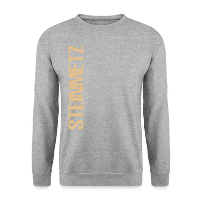 Unisex Pullover "Steinmetz" Weißgrau meliert Unisex Pullover