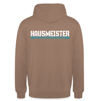 Unisex Hoodie HW-300 | MACHER "Hausmeister" Mokka Unisex Hoodie {{ color }}