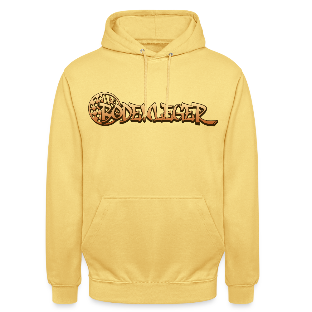Unisex Hoodie "Bodenleger" Zitronengelb Unisex Hoodie