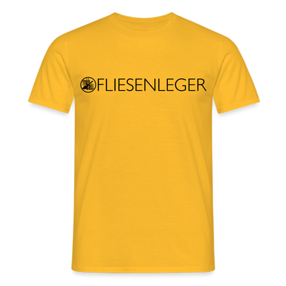 Unisex T-Shirt "Fliesenleger" Gelb Männer T-Shirt