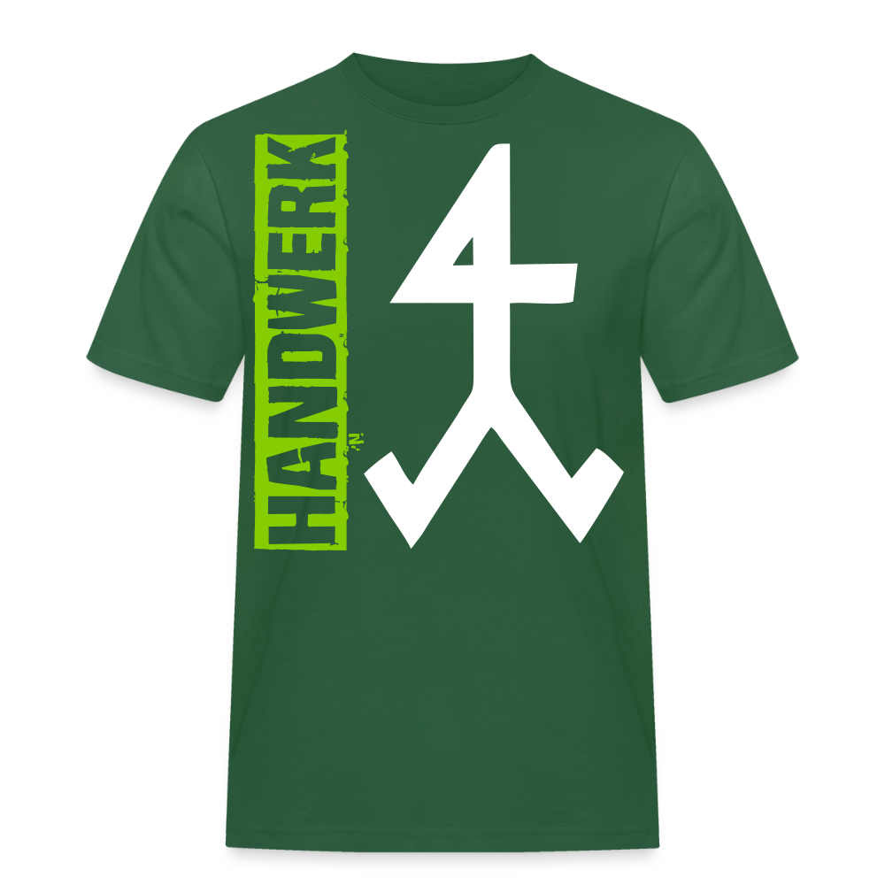Unisex Workwear T-Shirt "Steinmetz" Flaschengrün Männer Workwear T-Shirt