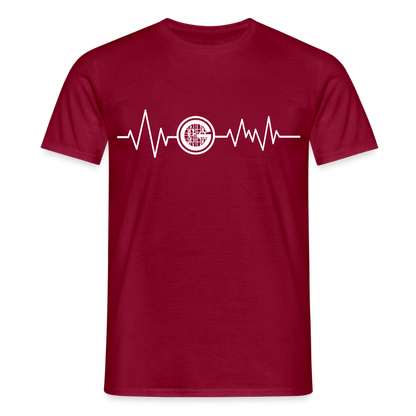 Unisex T-Shirt "Gerüstbauer" Ziegelrot Männer T-Shirt