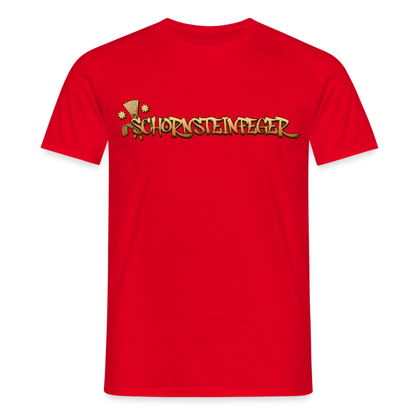 Unisex T-Shirt "Schornsteinfeger" Rot Männer T-Shirt