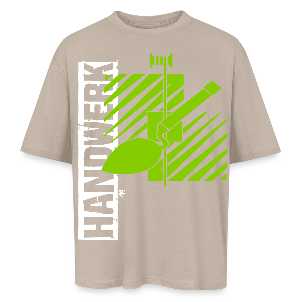 Oversized Unisex T-Shirt "Fliesenleger" Sahara Oversized Unisex T-Shirt