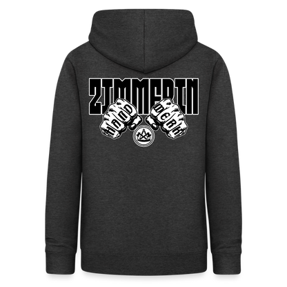 Frauen Hoodie "Zimmerin" (beidseitig beruckt) Anthrazit Frauen Hoodie