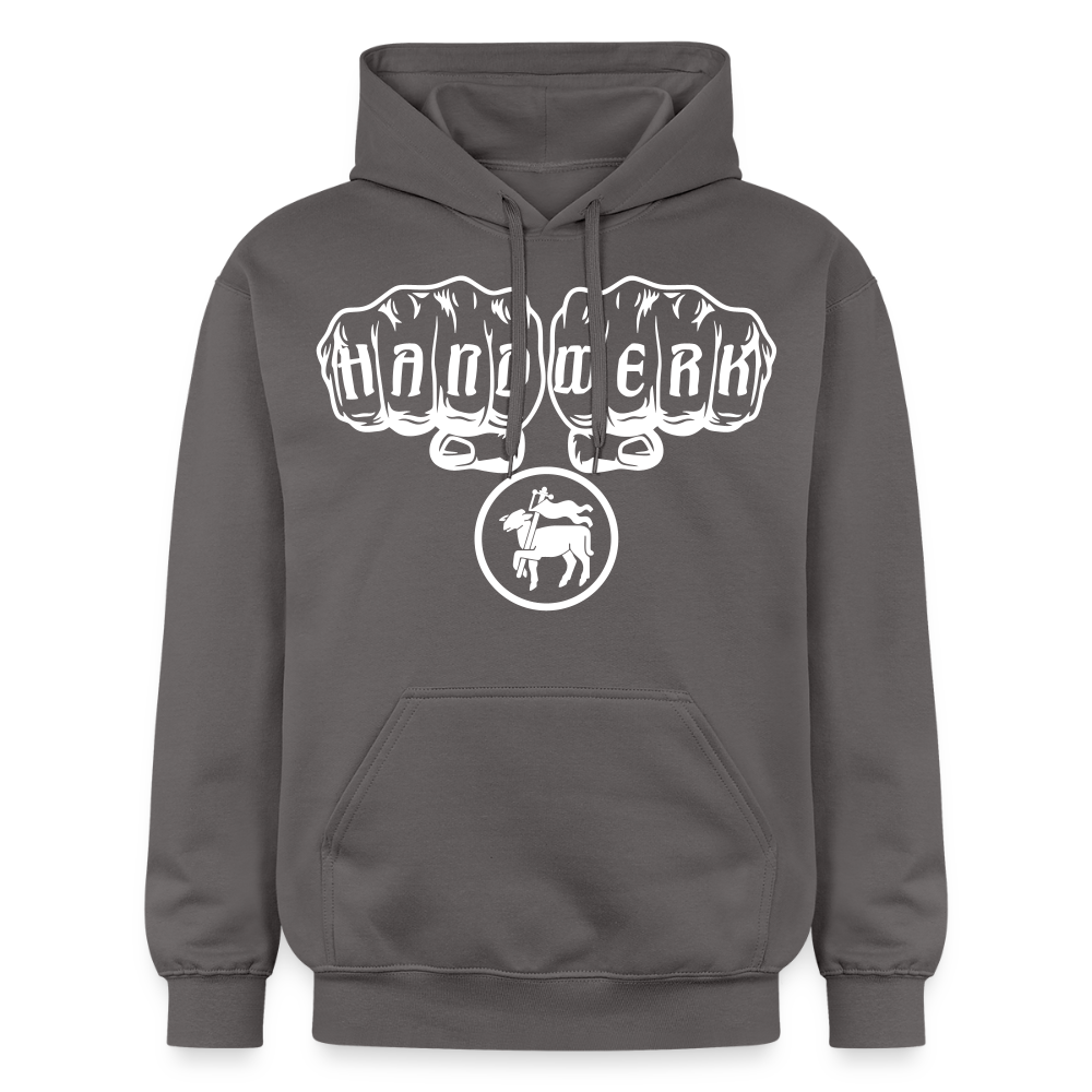 Gildan Unisex Softstyle® "Fleischer" Dunkelgrau Gildan Unisex Softstyle® Midweight Hoodie
