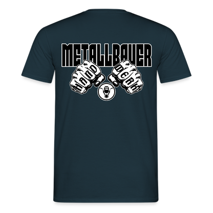 Unisex T-Shirt "Metallbauer" - Navy