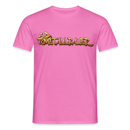 Unisex T-Shirt "Metallbauer" Pink Männer T-Shirt