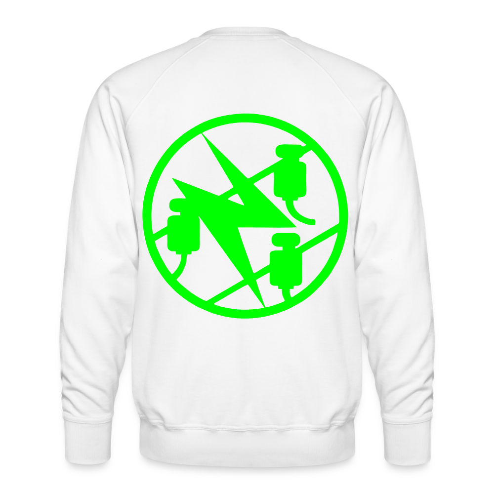 Unisex Premium Pullover "Elektriker" neongrün Männer Premium Pullover