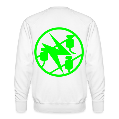 Unisex Premium Pullover "Elektriker" neongrün Männer Premium Pullover