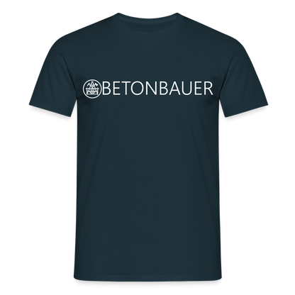 Unisex T-Shirt "Betonbauer" Navy Männer T-Shirt