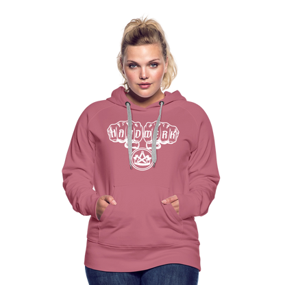 Frauen Premium Hoodie "Zimmermann" - Malve