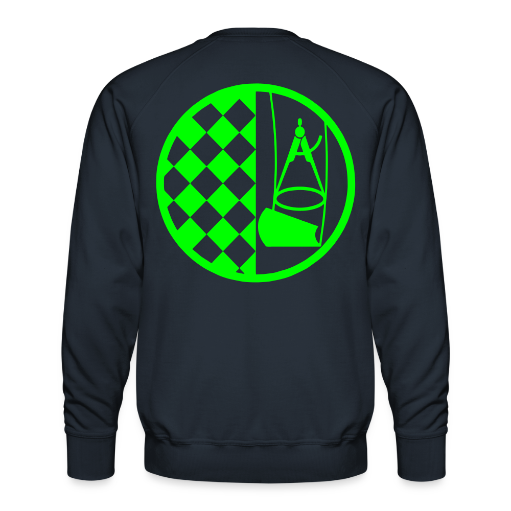 Unisex Premium Pullover "Bodenleger" neongrün Männer Premium Pullover