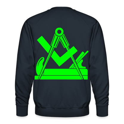 Unisex Premium Pullover "Tischler" neongrün Männer Premium Pullover