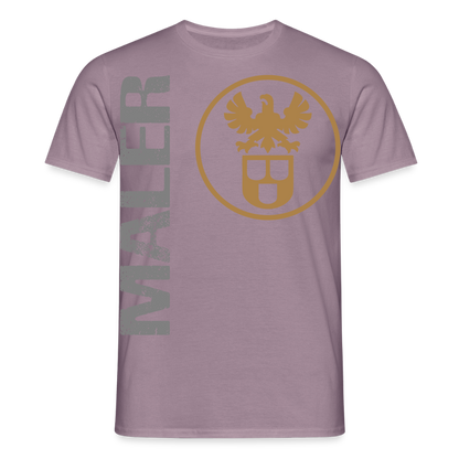 Unisex T-Shirt "Maler" Lilagrau Männer T-Shirt