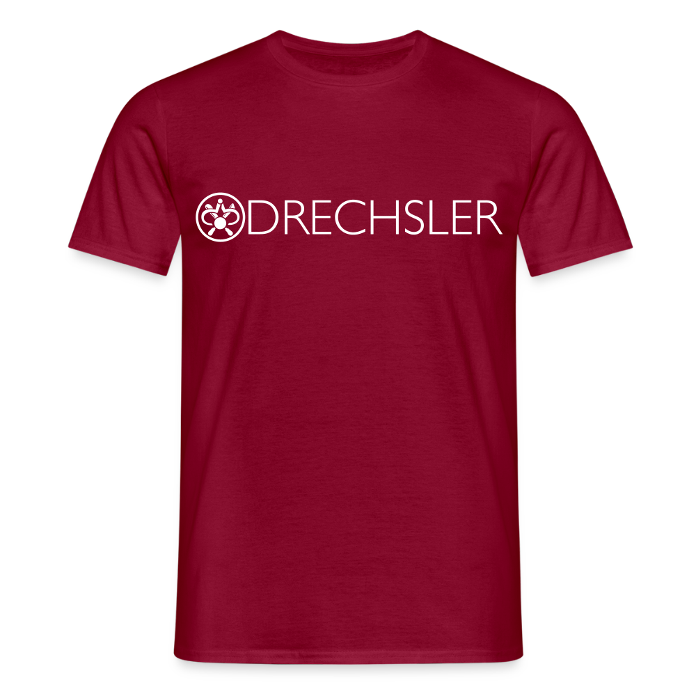 Unisex T-Shirt "Drechsler" Ziegelrot Männer T-Shirt