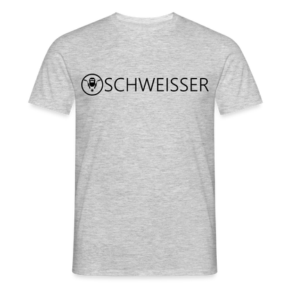 Unisex T-Shirt "Schweisser" Grau meliert Männer T-Shirt