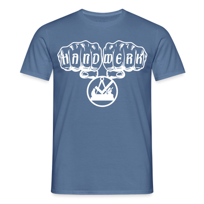 Unisex T-Shirt "Schreiner" Taubenblau Männer T-Shirt