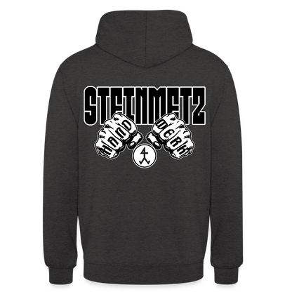 Unisex Hoodie "Steinmetz" (beidseitig bedruckt) Anthrazit Unisex Hoodie