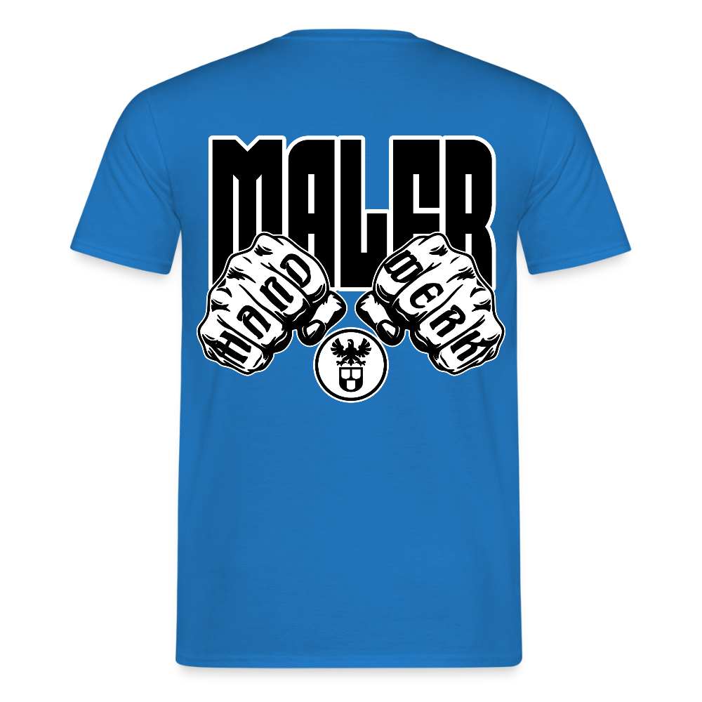 Unisex T-Shirt "Maler" Royalblau Männer T-Shirt