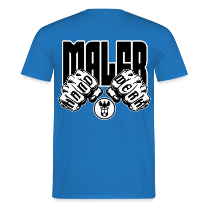 Unisex T-Shirt "Maler" Royalblau Männer T-Shirt