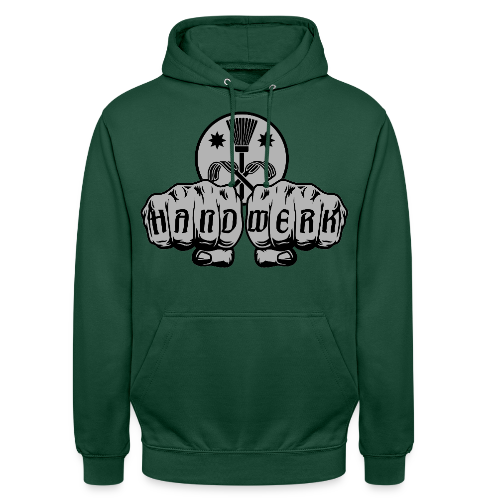 Unisex Hoodie "Schornsteinfeger" Flaschengrün Unisex Hoodie