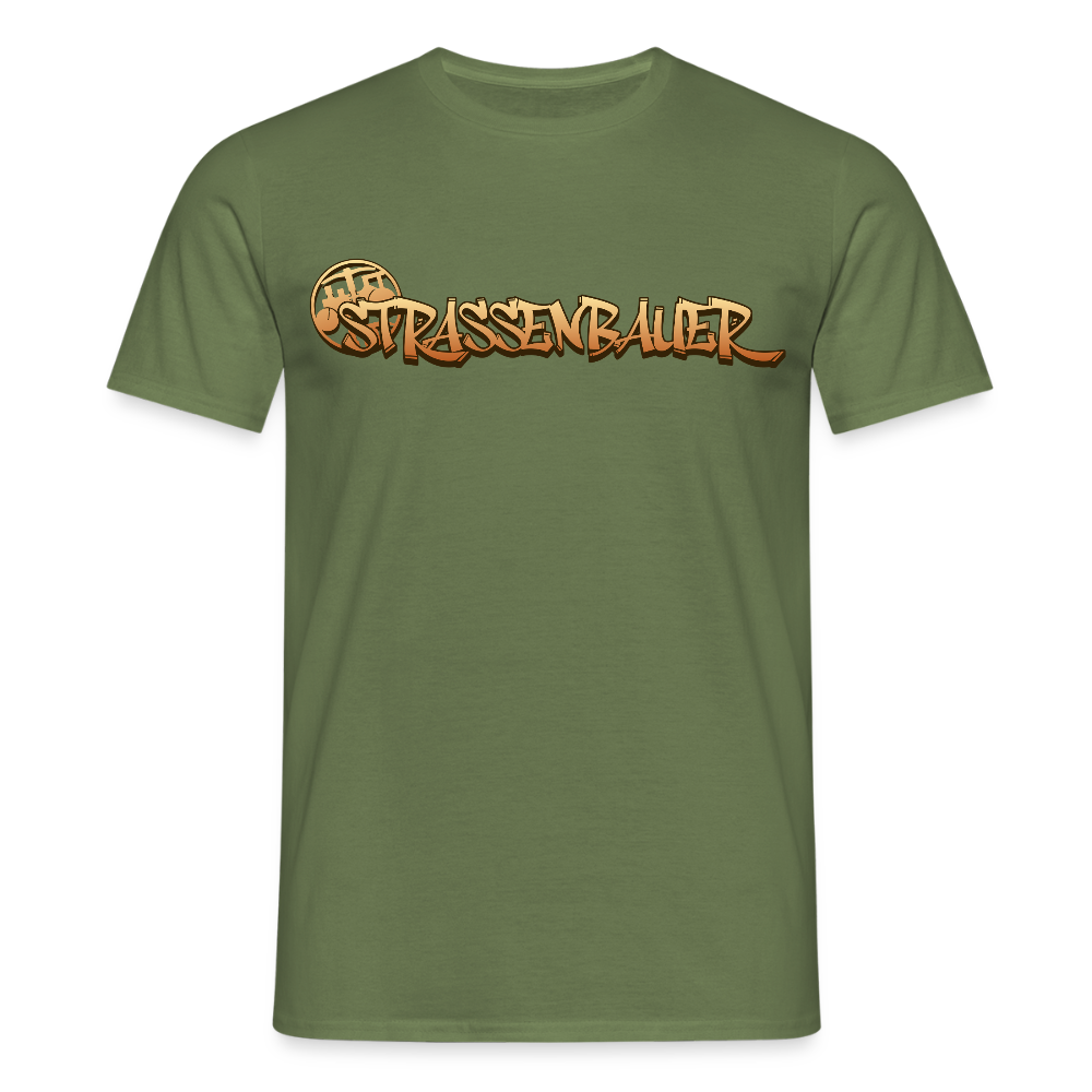 Unisex T-Shirt "Strassenbauer" Militärgrün Männer T-Shirt