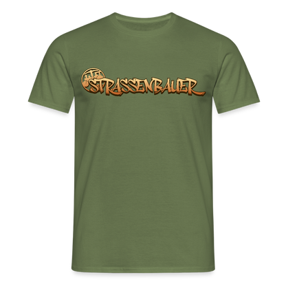 Unisex T-Shirt "Strassenbauer" Militärgrün Männer T-Shirt