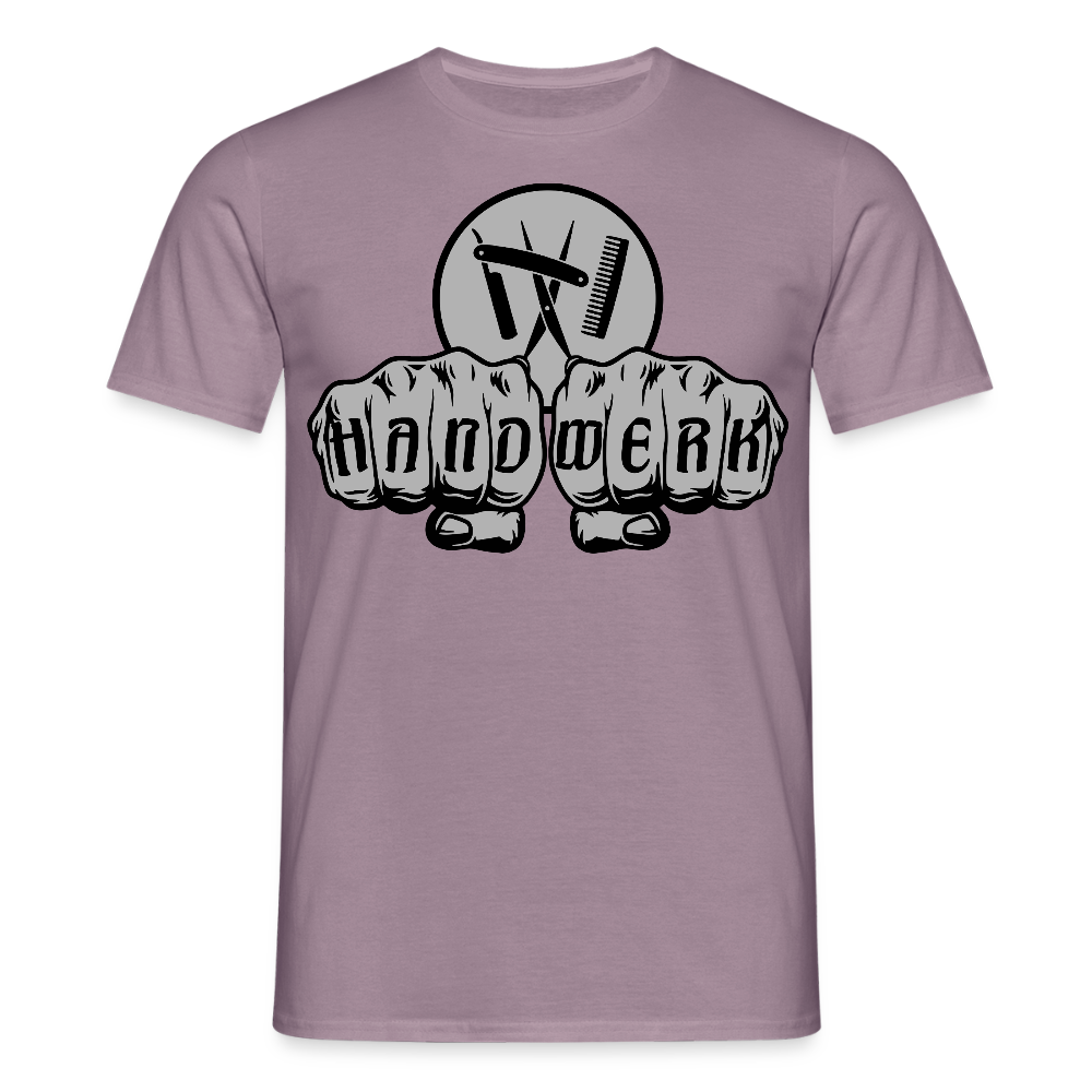 Unisex T-Shirt "Friseur" Lilagrau Männer T-Shirt