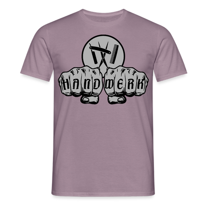 Unisex T-Shirt "Friseur" Lilagrau Männer T-Shirt