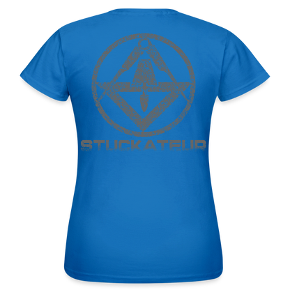 Frauen T-Shirt "Stuckateur" Royalblau Frauen T-Shirt