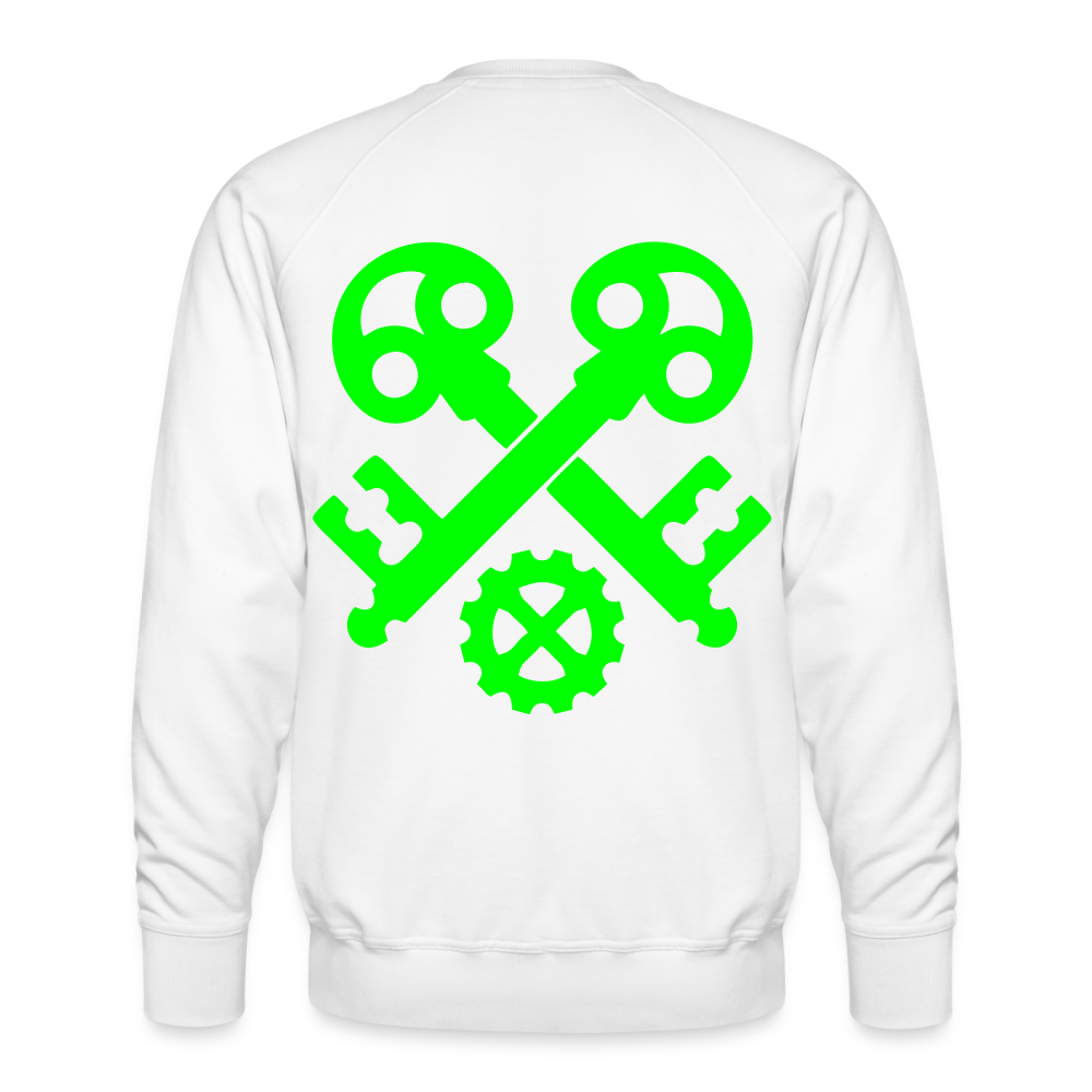 Unisex Premium Pullover "Schlosser" neongrün Männer Premium Pullover