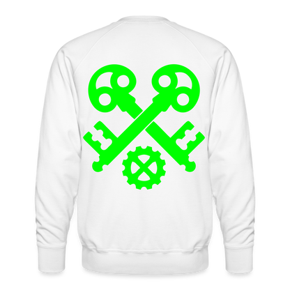 Unisex Premium Pullover "Schlosser" neongrün Männer Premium Pullover