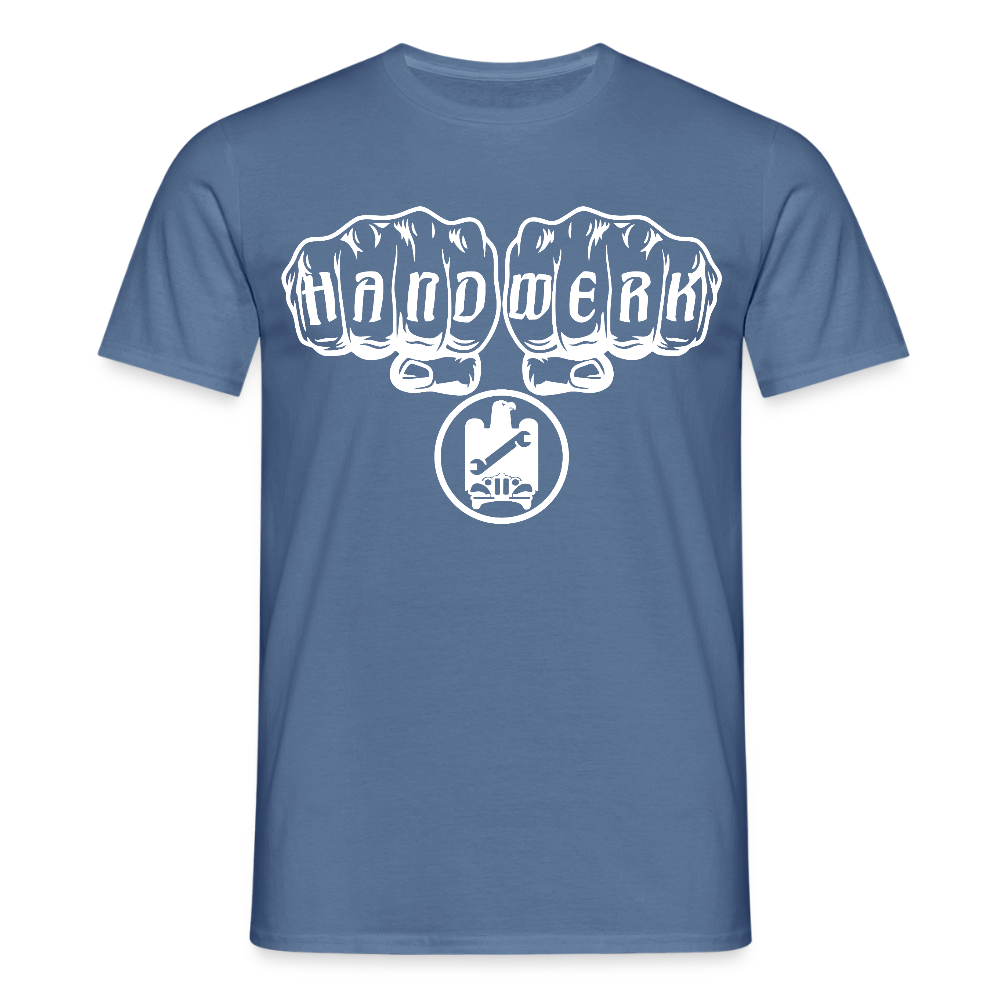 Unisex T-Shirt "KFZ-Mechaniker" Taubenblau Männer T-Shirt