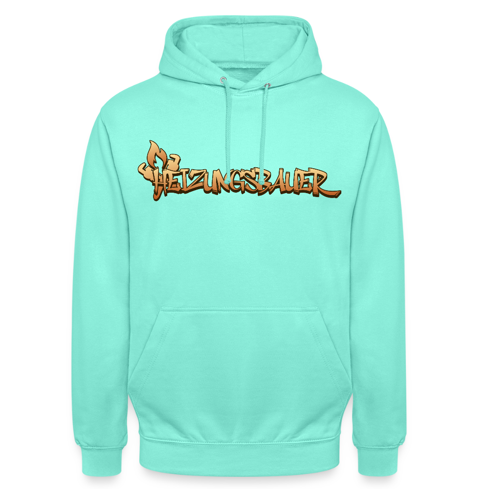 Unisex Hoodie "Heizungsbauer" Mint Unisex Hoodie