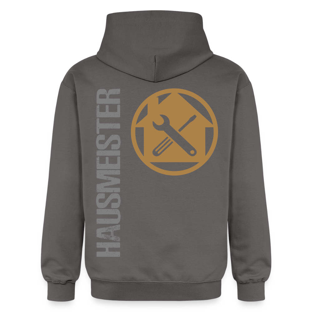Gildan Unisex Softstyle® "Hausmeister" Dunkelgrau Gildan Unisex Softstyle® Midweight Hoodie