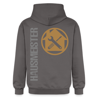 Gildan Unisex Softstyle® "Hausmeister" Dunkelgrau Gildan Unisex Softstyle® Midweight Hoodie