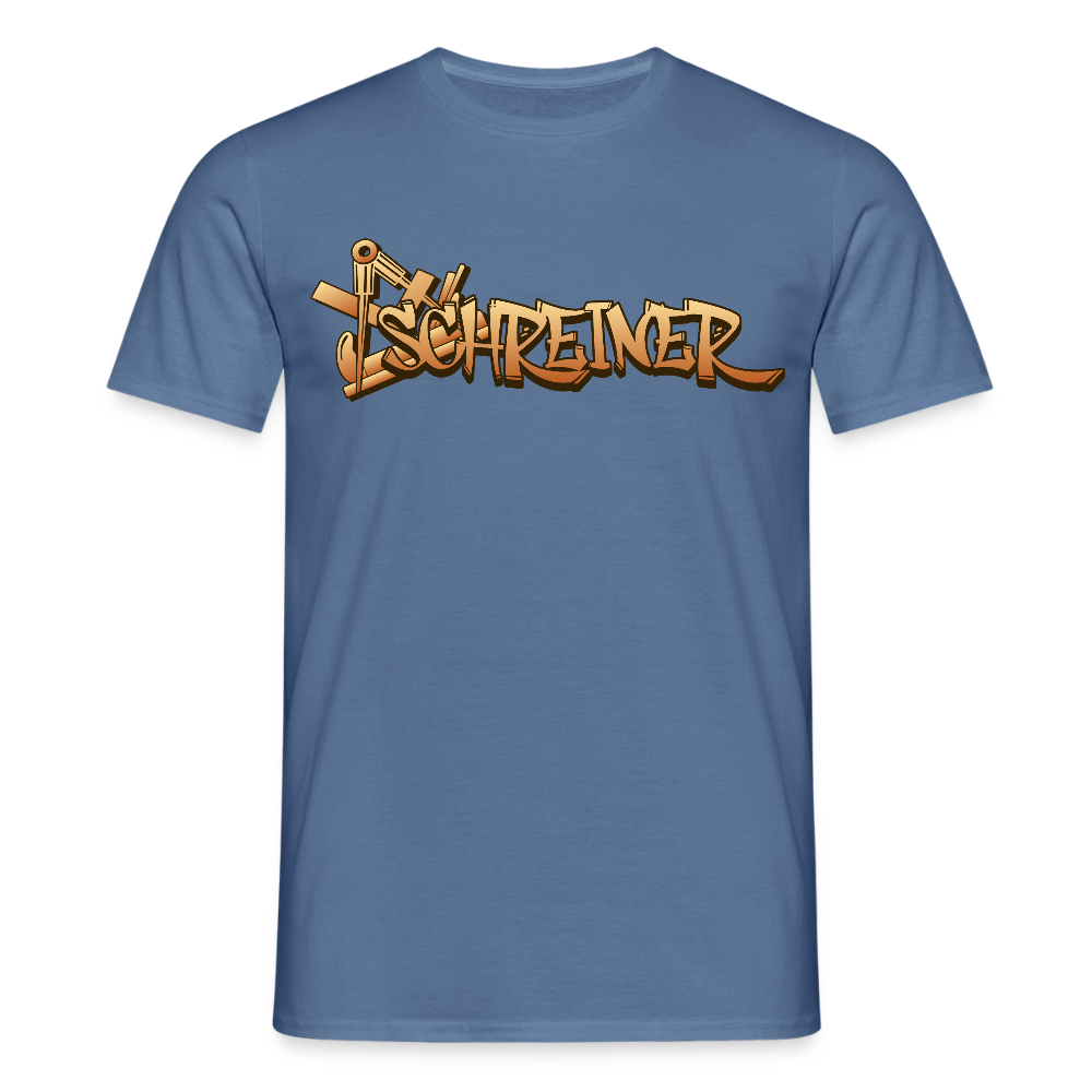 Unisex T-Shirt "Schreiner" Taubenblau Männer T-Shirt