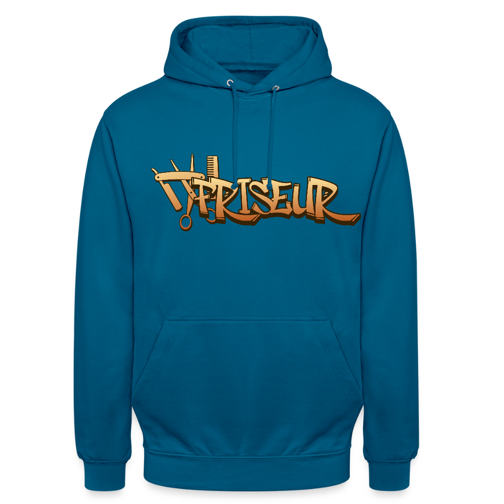 Unisex Hoodie "Friseur" Tiefseeblau Unisex Hoodie